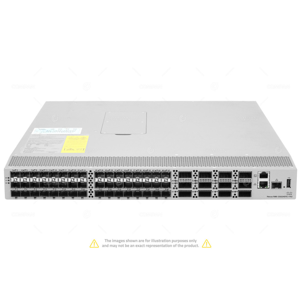 N9K-C93240YC-FX2 CISCO NEXUS 9K 48 PORT 25GB SFP28 12 PORT 100GB QSFP28 SWITCH